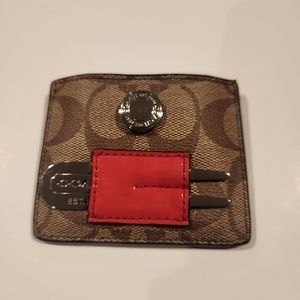 Coach Golf Tee and Mark Set